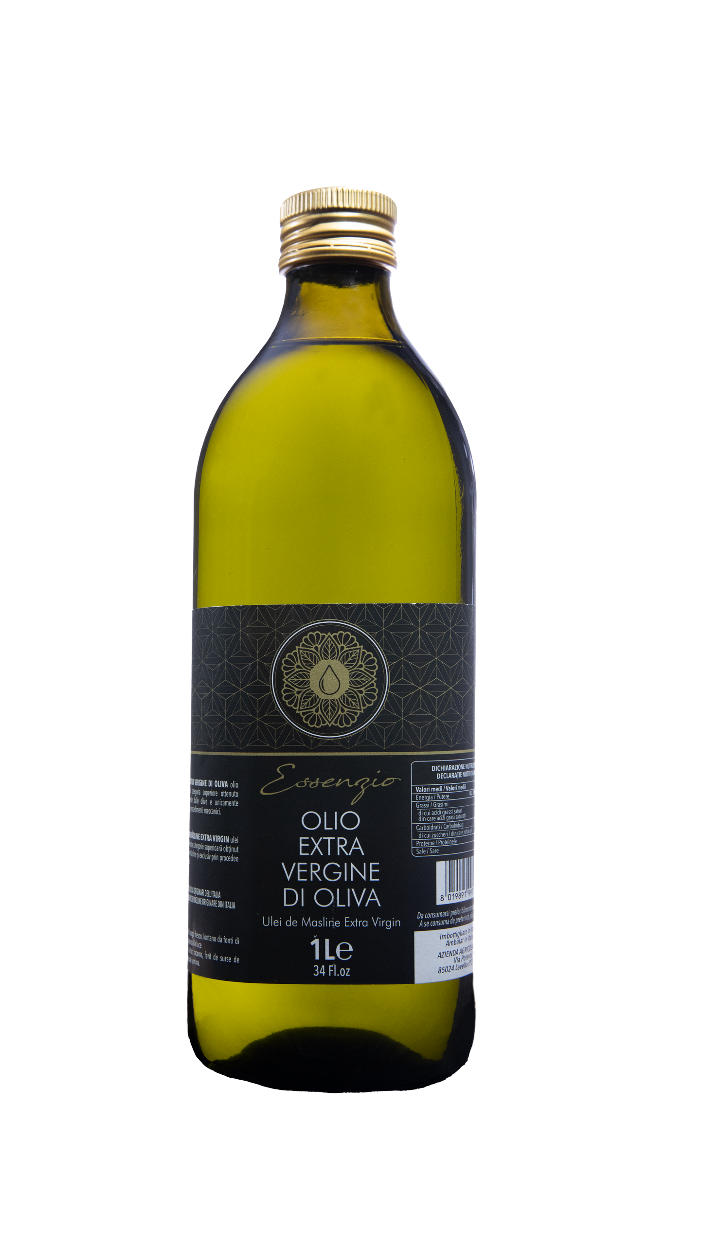 ESSENGIO Ulei de Măsline Extravirgin 100% Italian 1L